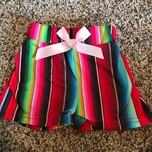 6-12 month serape shorts